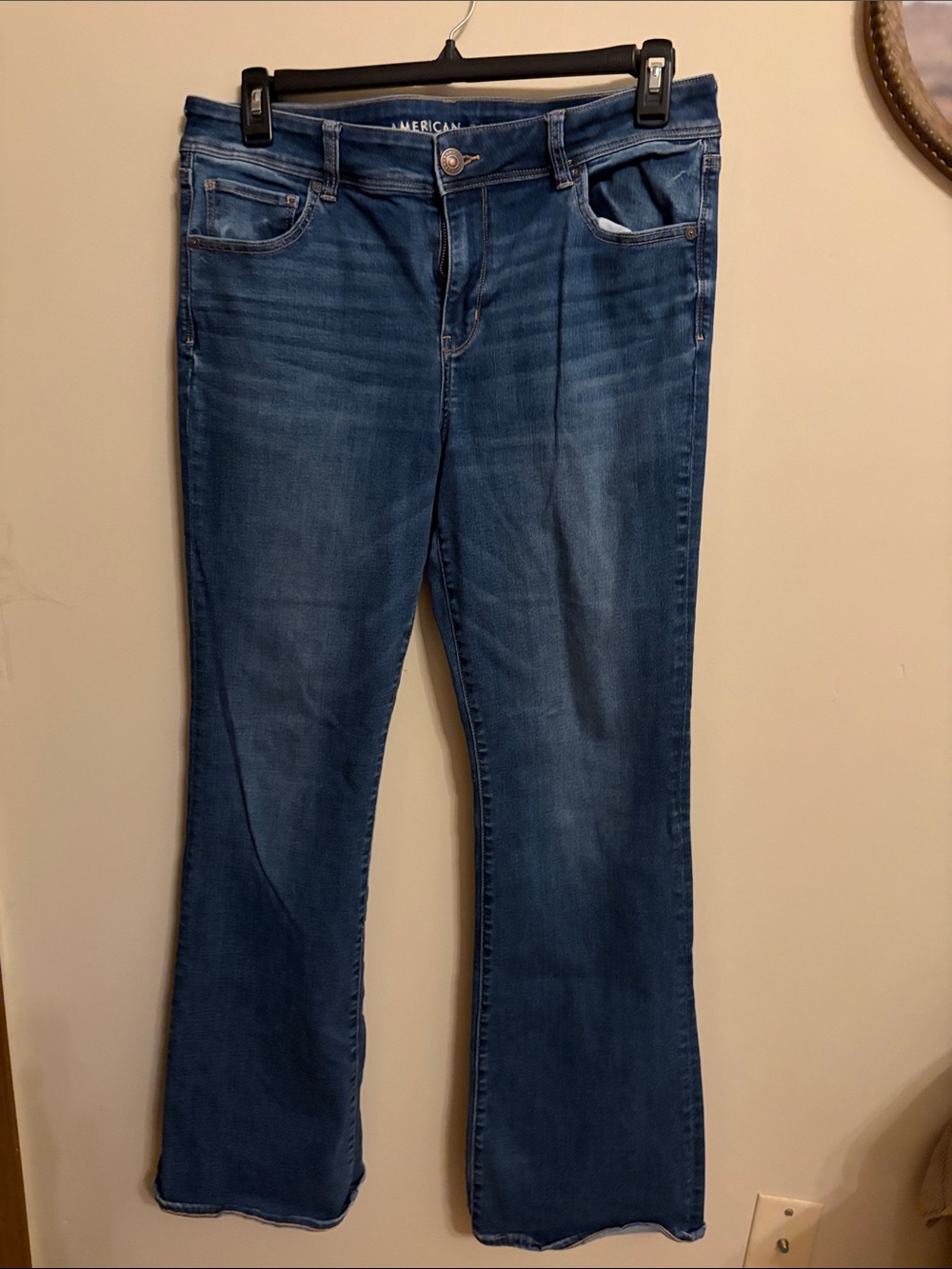 American Eagle Outfitters Dark Blue Flared Jeans